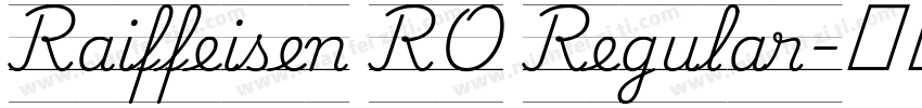 Raiffeisen RO Regular字体转换